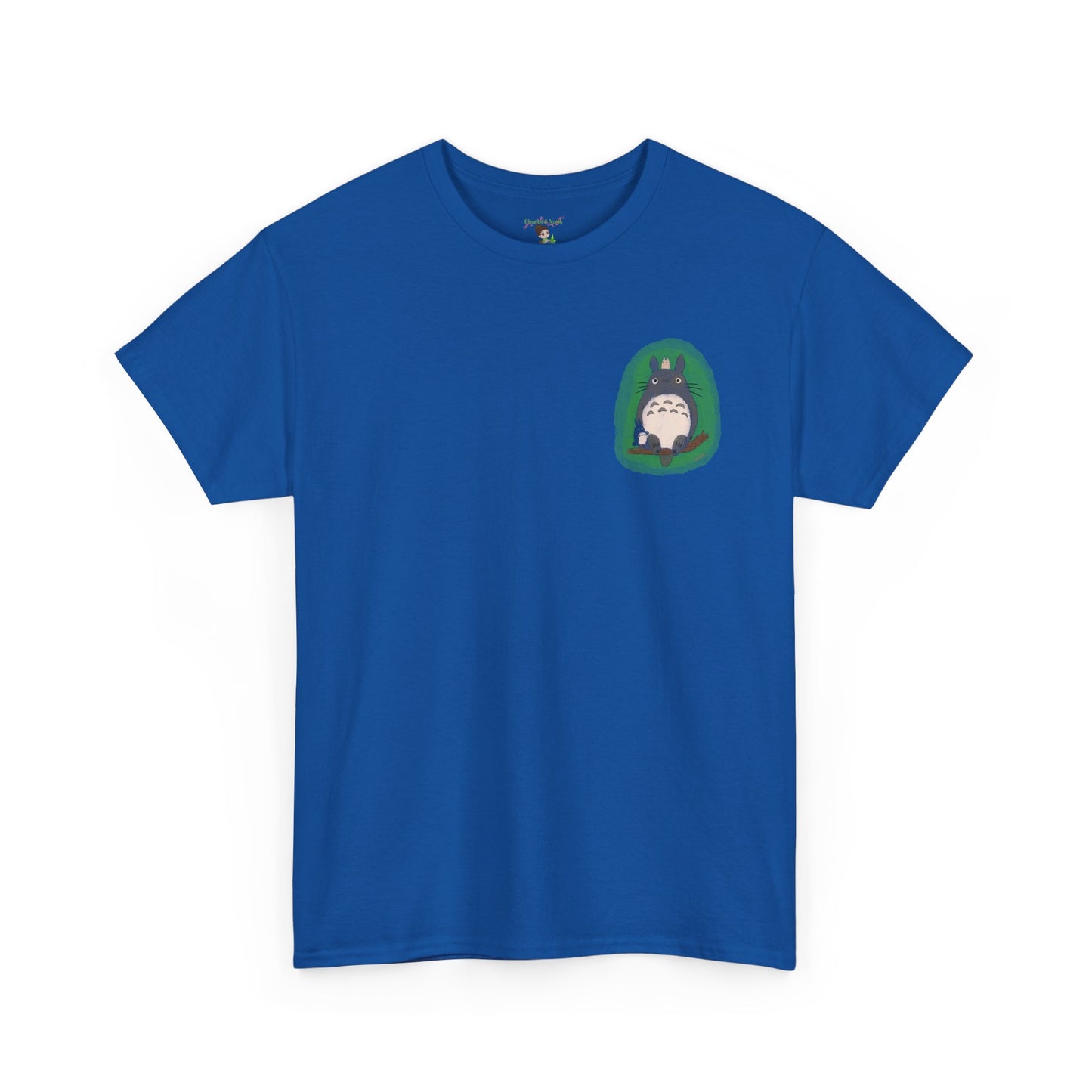 Totoro Pocket Tee - Cute Studio Ghibli Inspired White T-Shirt