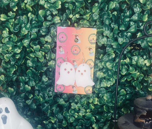boo-tiful Resin Ghost Earrings